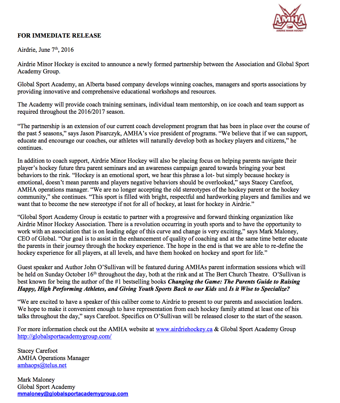 AMHA pressRelease